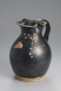 Oinochoé émaillée de Gnathia, groupe Konnakis (terre cuite) - Greek